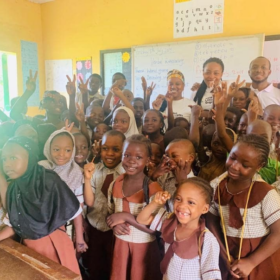 Visitation to LEA primary school in Jabi, Abuja, where we awarded the top ten in each class (primary 1 to primary 6) for their outstanding academic performances. Outstanding Performance
